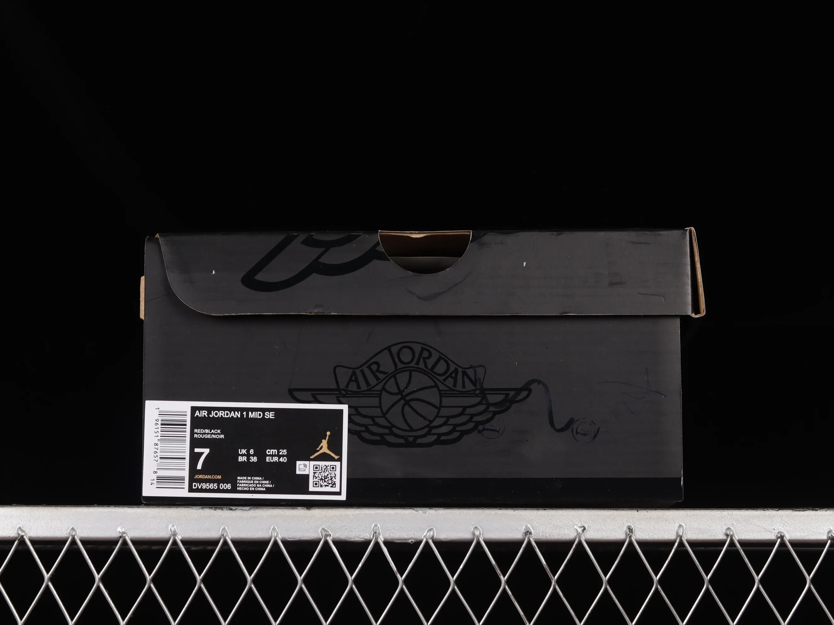 All categories Air Jordan Jordan series basketball shoes Air Jordan 1 Mid Air Jordan 1 Mid "Wear-Away" AJ Joe 1 Chicago distressed Chinese basketball shoes DV9565-006